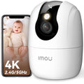 Imou 2K(3MP) Caméra Surveillance WiFi Intérieur 360°, Wi-Fi 6 Double-Bande(2.4G/5GHz), Vision Nocturne Couleur, Détection de Personnes/Animaux,Suivi Intelligent,Compatible Alexa pour Bébé/Chien/Maison
