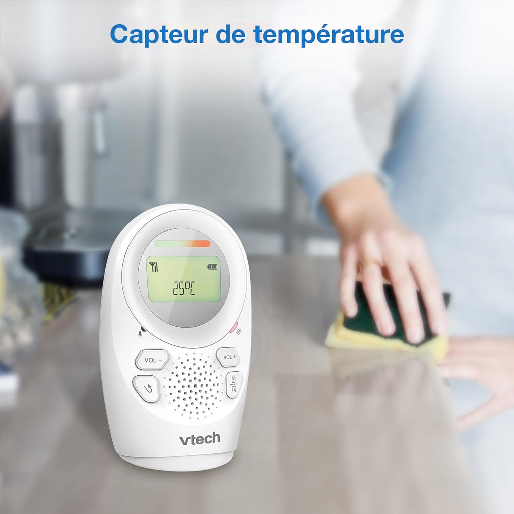 VTech - Babyphone Night Light - Fonction Veilleuse, Communication Parent/bébé - BM1211 - Version FR