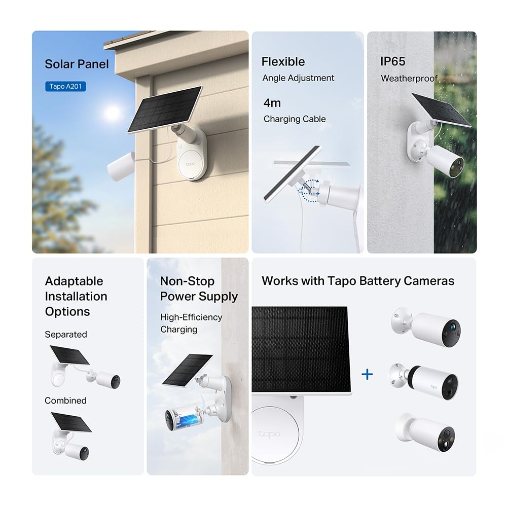 Tapo D210 Sonnette sans Fil avec caméra Exterieur 2K 3MP, IP65 étanche, Ultra Grand Angle 160°, Vision Nocturne en Couleur, Détection Humaine AI Gratuite, Audio Bidirectionnel, Installation Facile