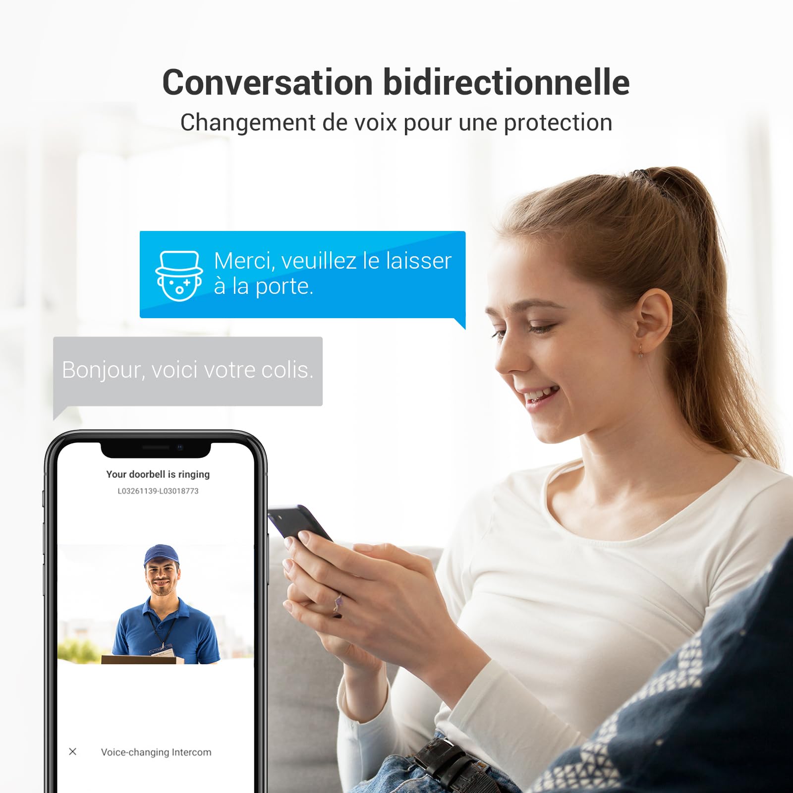 EZVIZ CP7 2K Visiophone Connecté Interphone Vidéo, 7 Pouces Moniteur Tactile, Unlock à Distance, 2 Fils, Detection Humaine, Option RFID, Audio Bidirectionnel, Vision Nocturne, étanche, WiFi bi-Bande