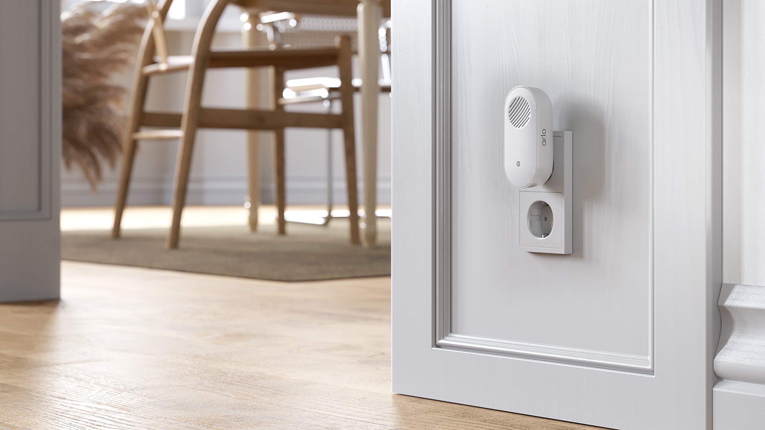ARLO Sonnette Vidéo HD, Sonnette WiFi Extérieur Exterieure Sans Fil, Détection par IA, Vision Nocturne Couleur, Audio bidirectionnel, Compatible avec Alexa, Essai Secure Inclus