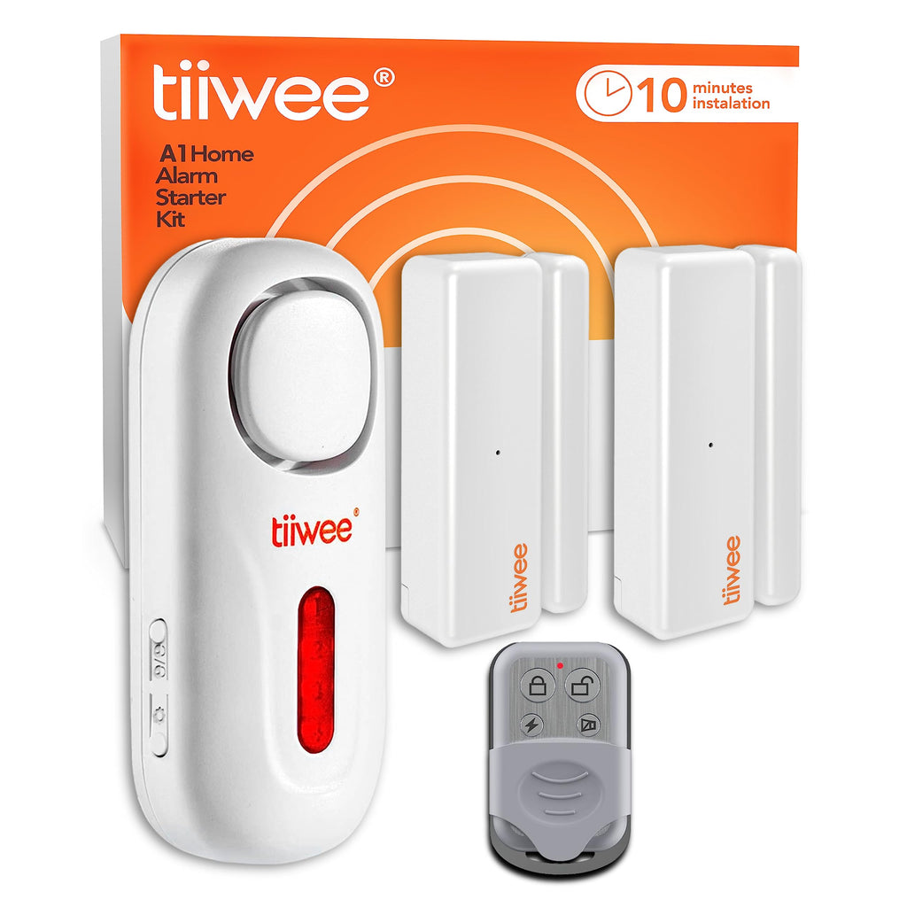 tiiwee A1 Alarme Maison sans Fil - Alarme de Porte et de Fenêtre - Système d'Alarme sans Abonnement