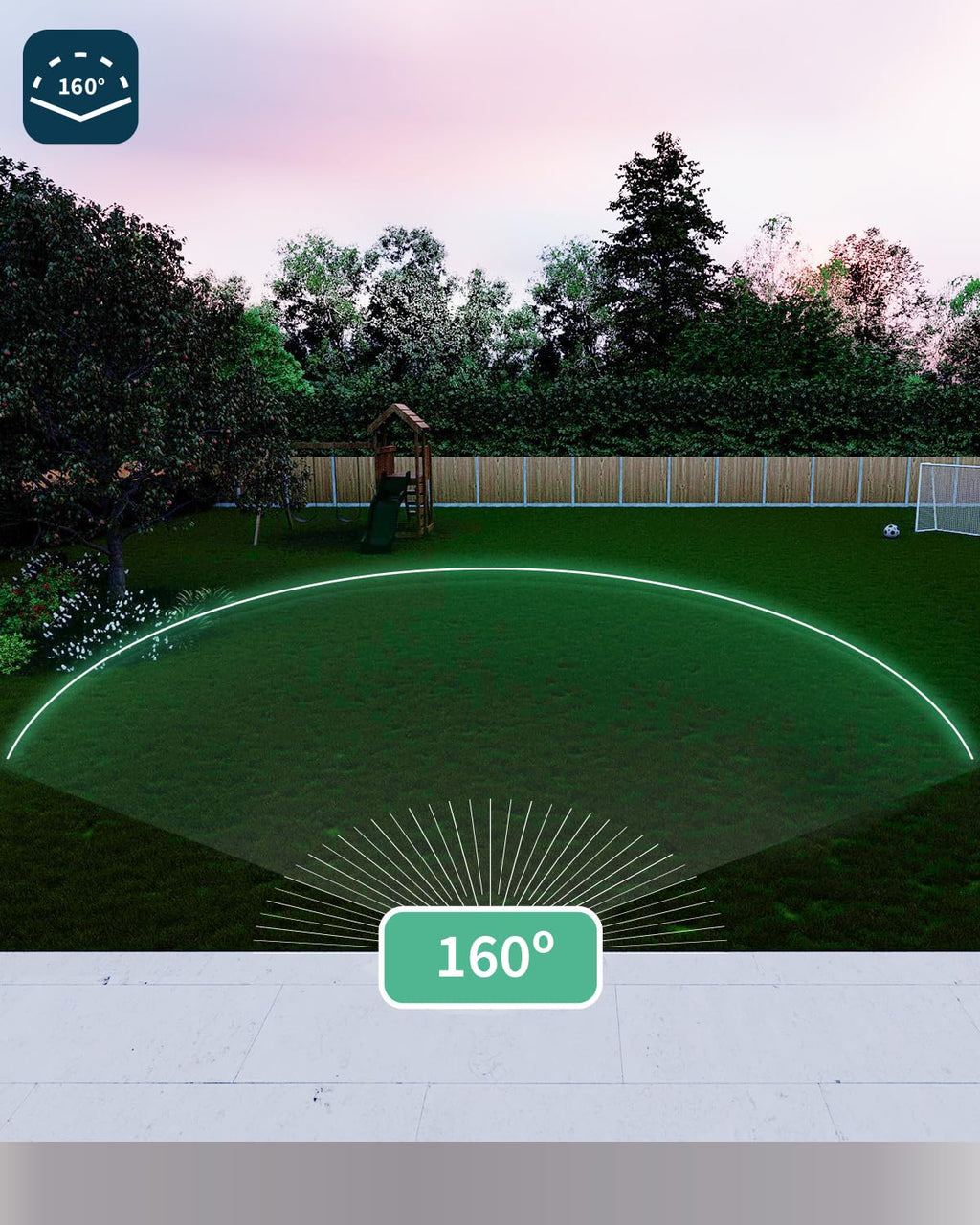ARLO Pro 5 2K, Caméra de Surveillance WiFi Extérieure sans Fil, Détection par IA, Vision Nocturne Couleur, Audio bidirectionnel, Compatible avec Alexa, Essai Secure Inclus, 2 Caméras