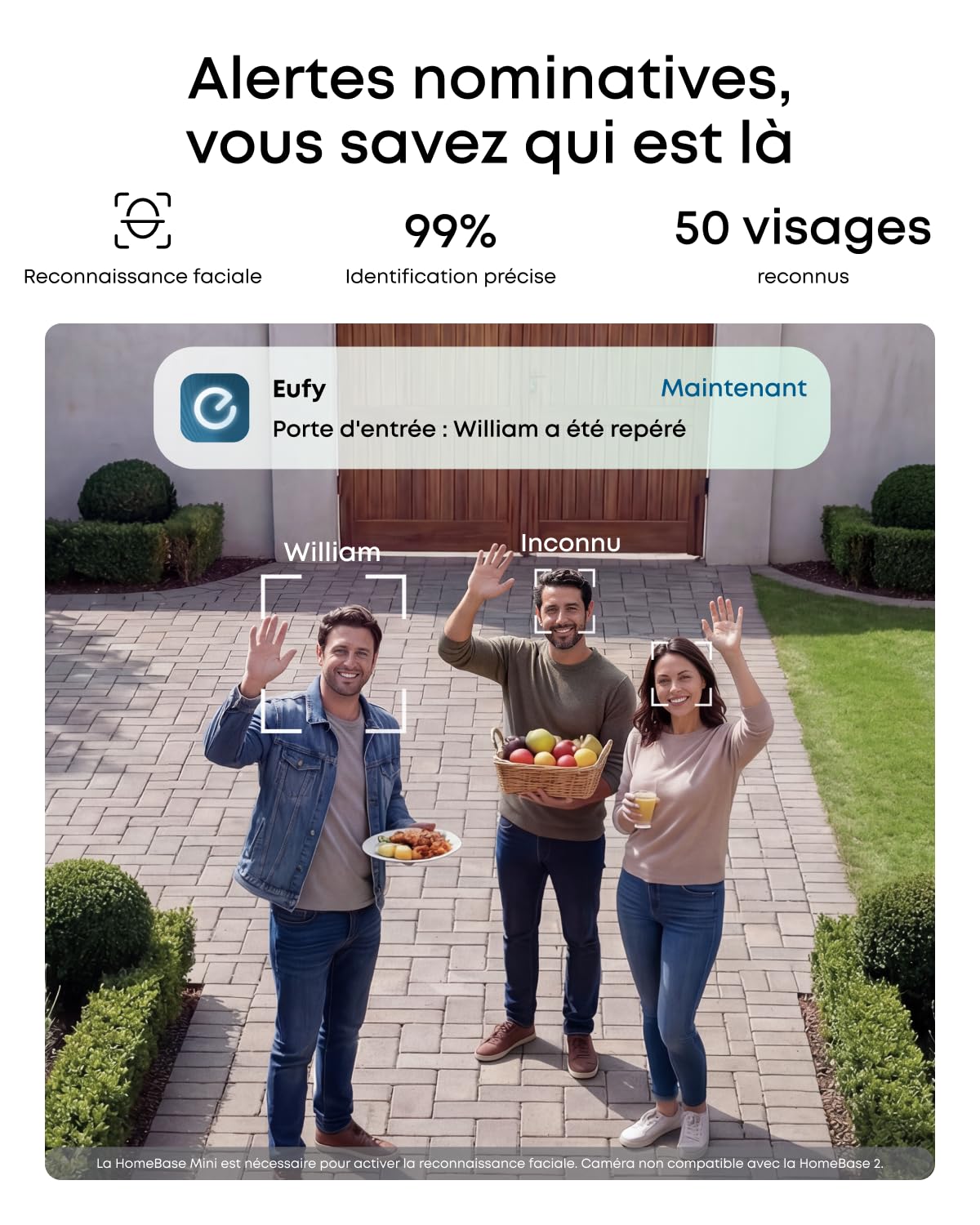 eufy Security eufyCam C37, caméra Surveillance WiFi extérieure sans Fil, Suivi IA motorisé à 360°, Solaire 2K, détection de Personnes/Animaux/véhicules, sans Frais, Carte microSD Non Incluse