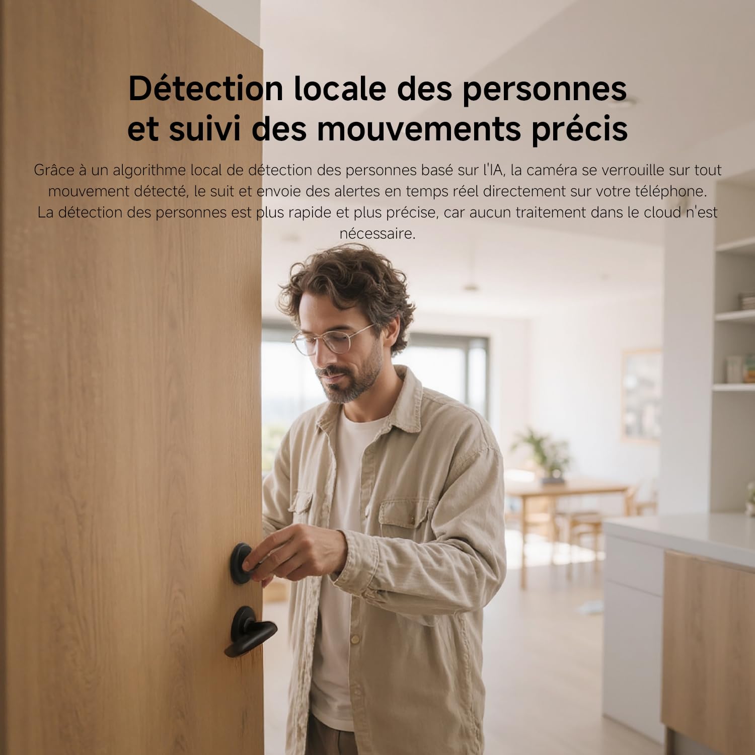 XIAOMI C201 1080p HD, caméra de sécurité, WiFi 6, 360° Panorama, Vision Nocturne Couleur, Protection Objectif, Audio bidirectionnel, babyphone, caméra Animaux, Compatible avec Alexa et Google