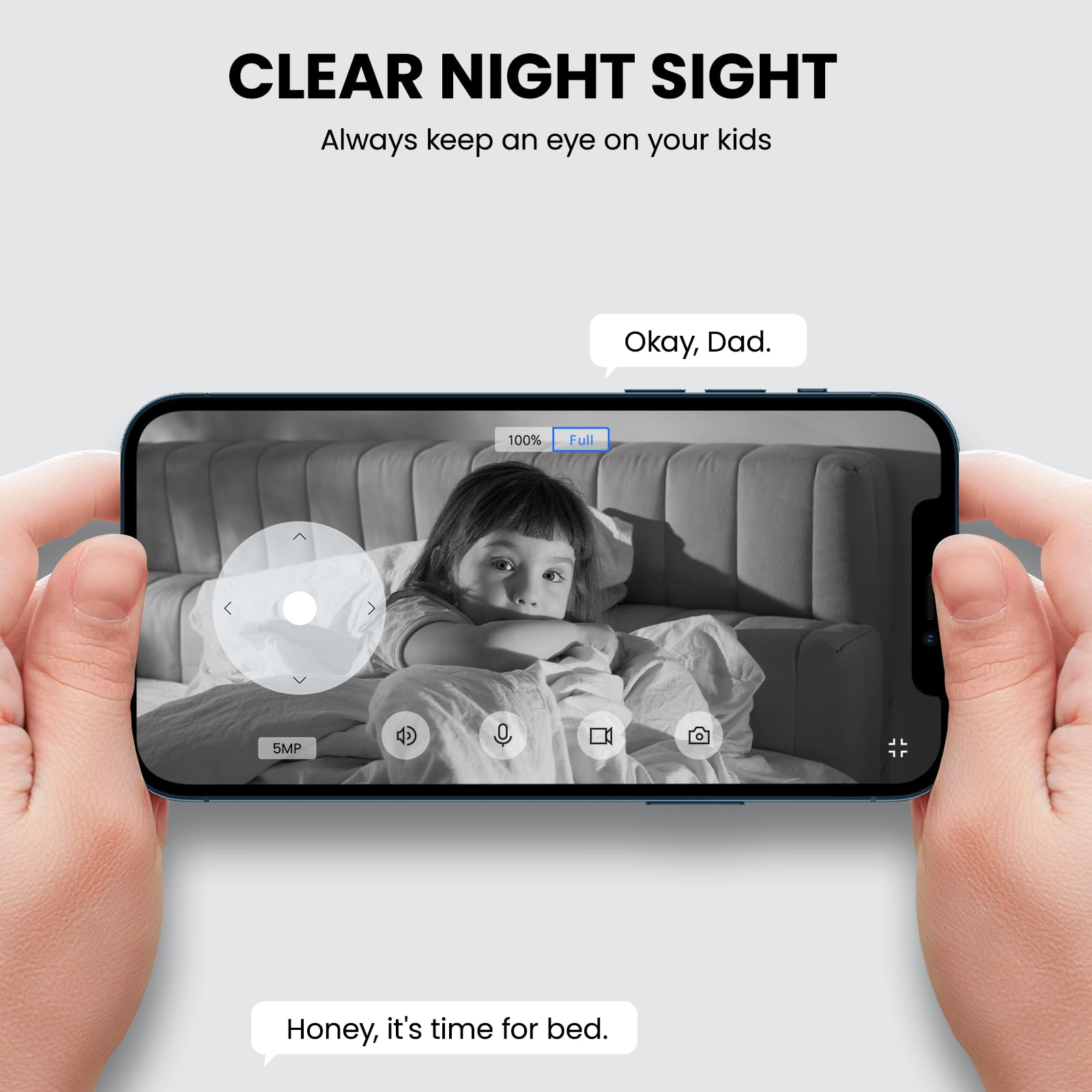 GALAYOU 2K(3MP) Camera Surveillance WiFi Intérieure - Caméra Interieur Maison 360°, Détection Humaine AI, Suivi Intelligent pour Bebe/Chien/Chat/Animaux, Alerte Instantanée G2 (Lot de 2)