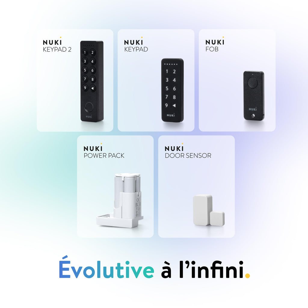 Nuki Smart Lock Go (2025) avec Bluetooth & Matter, serrure connectée transformant votre smartphone en clé, installation facile sans changer de cylindre – Smart Lock
