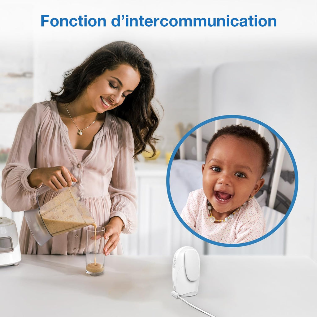 VTech - Babyphone Night Light - Fonction Veilleuse, Communication Parent/bébé - BM1211 - Version FR