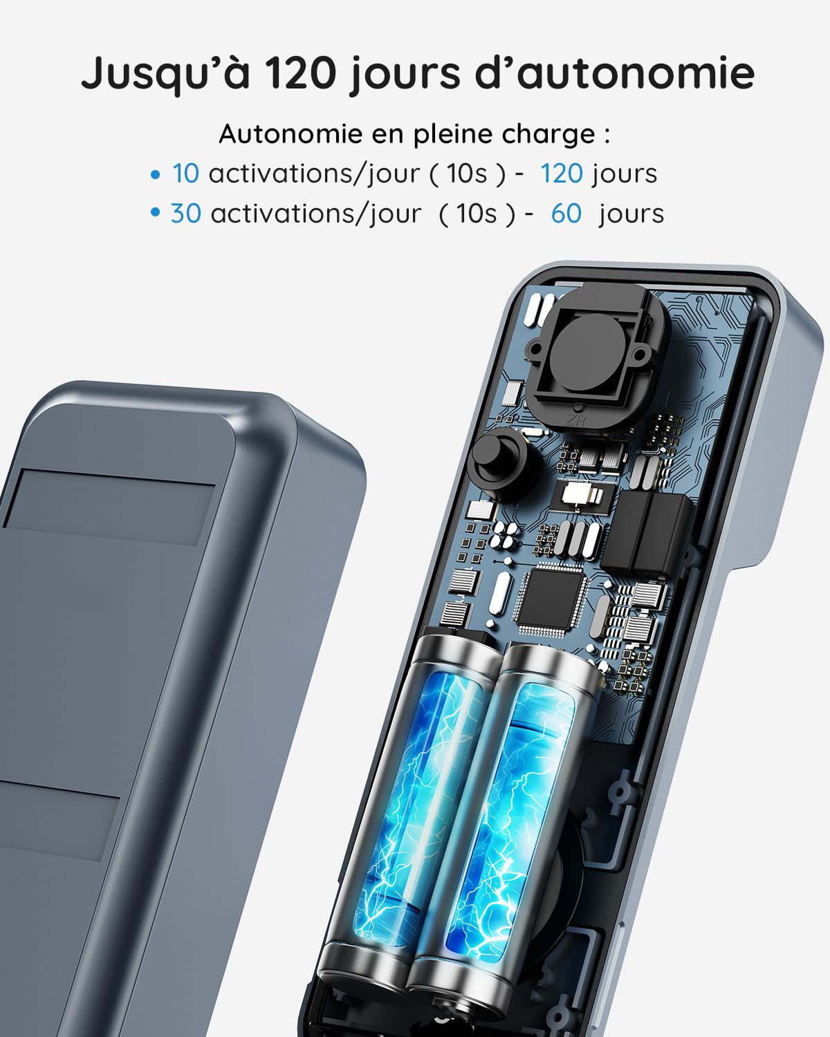 BOIFUN Sonnette sans Fil Exterieur Etanche, 2K, Grand Angle de 166°, Installation Facile, Détection Humaine par IA, Vision Nocturne, Compatible Carte SD, IP65 étanche, 3MP Wi-FI 2,4 GHz Noir