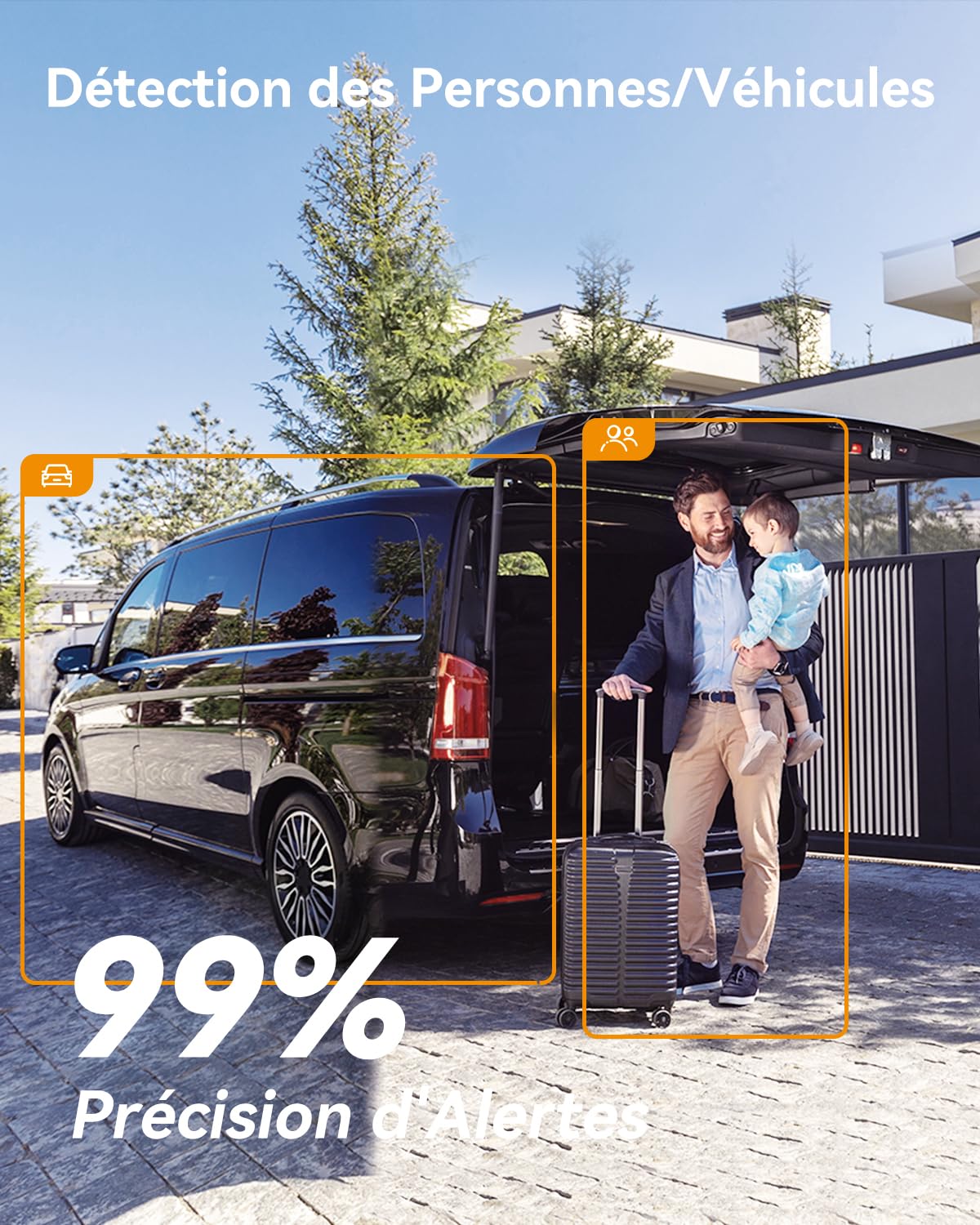 Imou 2K(3MP) Caméra Surveillance WiFi Extérieure 360°, Vision Nocturne Couleur 30M, Détection des Personnes et Véhicules, Suivi Intelligent, Étanche IP66, WiFi 2.4GHz et Wi-FI 6, Audio Bidirectionnel