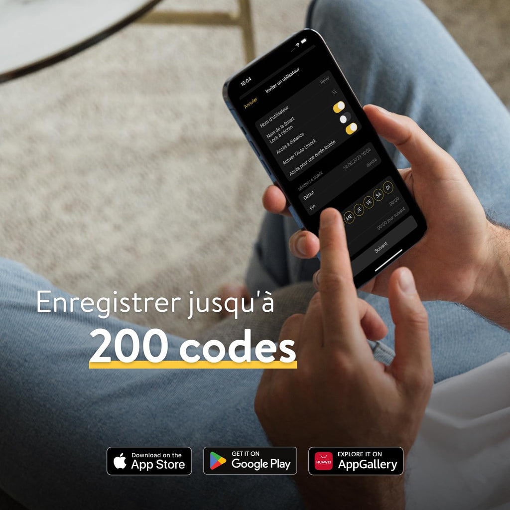 Nuki Smart Lock Go (2025) avec Bluetooth & Matter, serrure connectée transformant votre smartphone en clé, installation facile sans changer de cylindre – Smart Lock