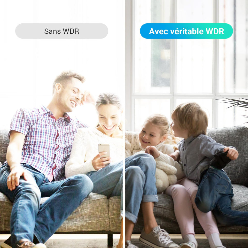 EZVIZ Caméra Surveillance WiFi Intérieure 360°, FHD 1080P, Camera WiFi 2.4Ghz, Vision Nocturne, Détection de Mouvement Suivi Intelligent, Audio Bidirectionnel, Compatible avec Alexa pour Bébé/Animaux