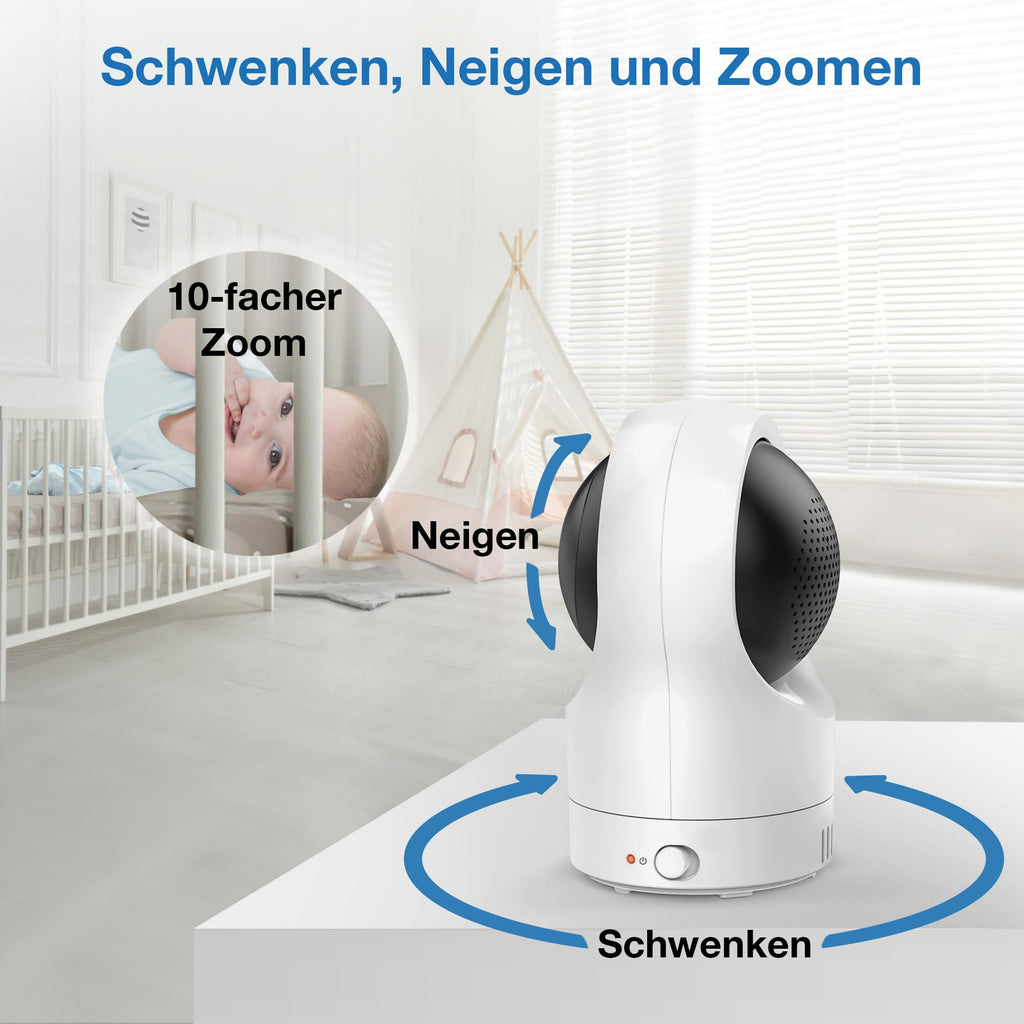 VTech - Babyphone Night Light - Fonction Veilleuse, Communication Parent/bébé - BM1211 - Version FR