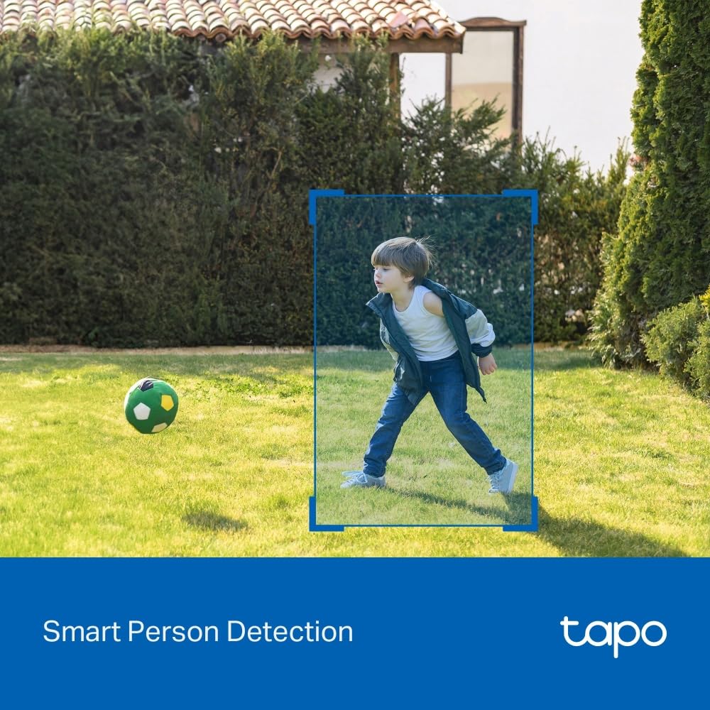 Tapo C410 KIT 2K(3MP) Caméra de Surveillance WiFi Extérieure sans Fil Solaire, Autonomie permanente de la Batterie, Personne Détection, Vision Nocturne en Couleur, IP65 Etanche, Aucune hub requis