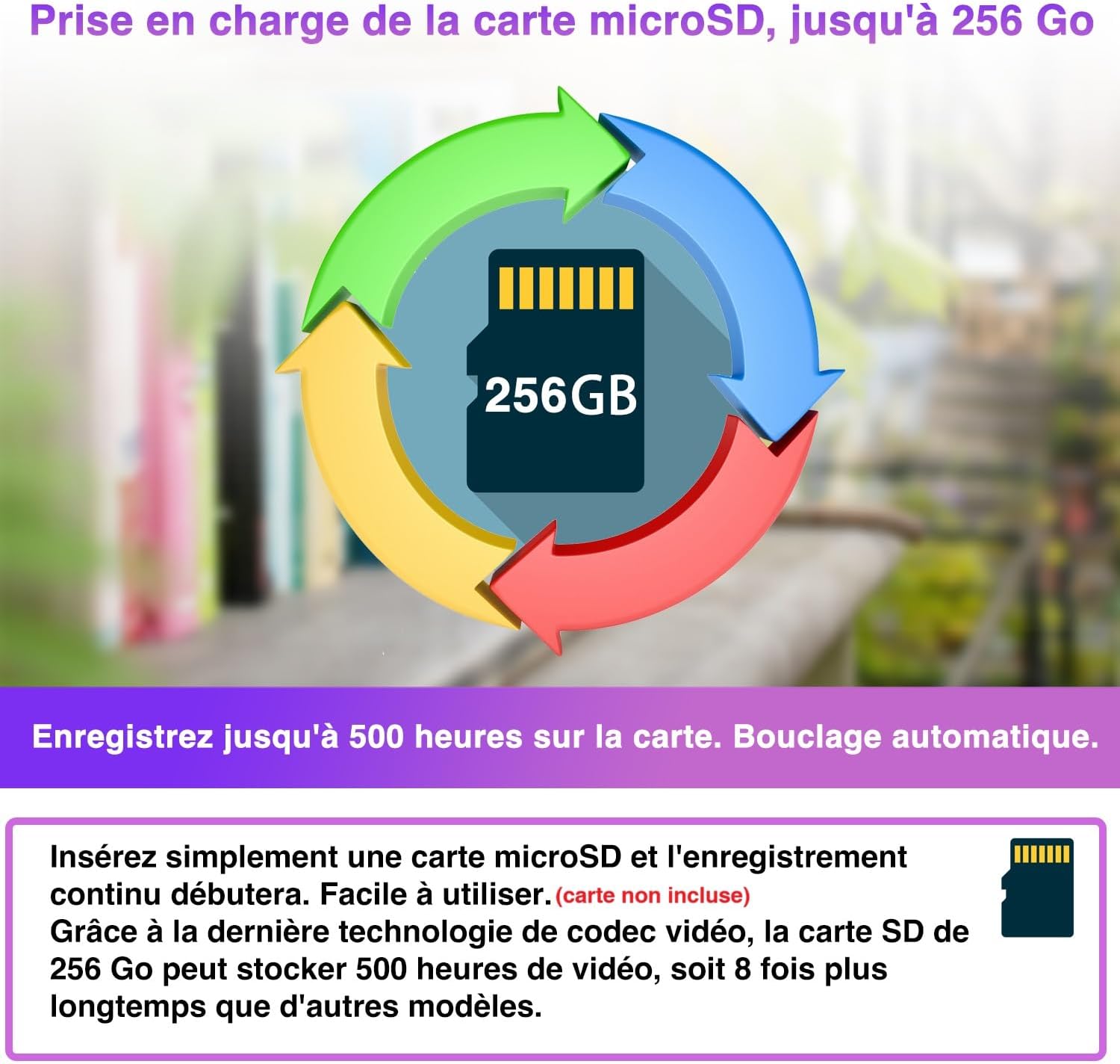 WIWACAM MW12 Caméra WiFi 4K Ultra HD, Emplacement pour Carte SD, Camera de Surveillance Interieur, détection de Mouvement Intelligente, Alarme sur téléphone Portable, Alarme par e-Mail