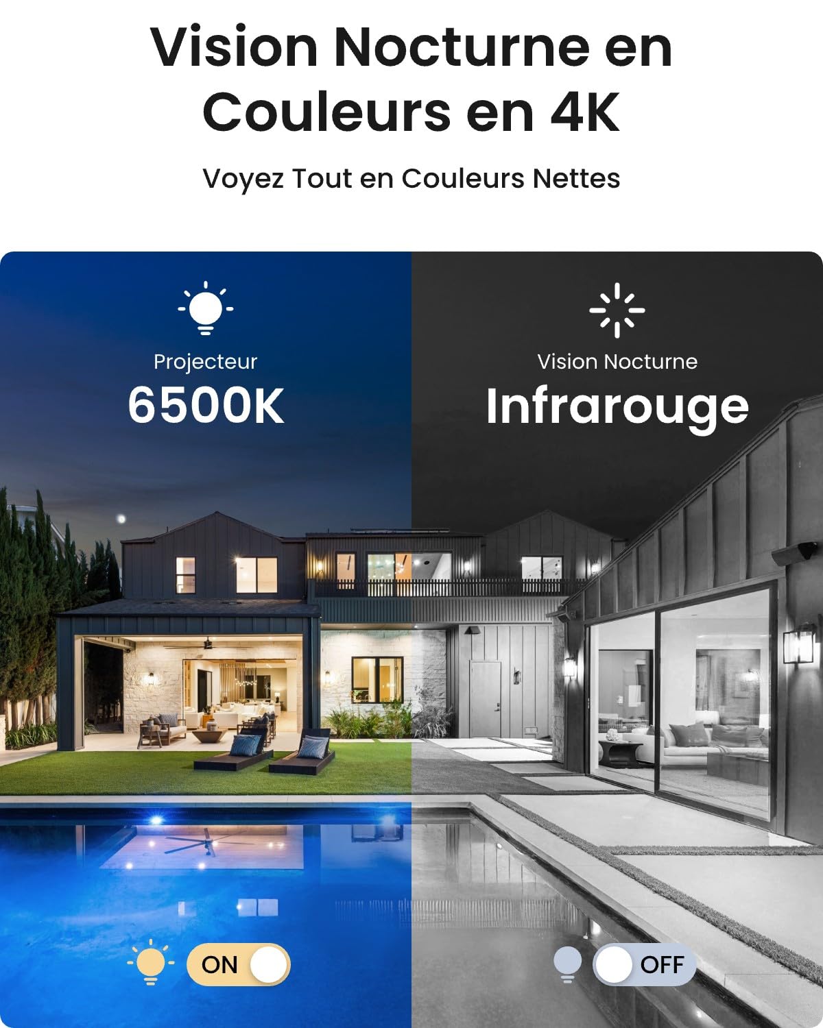 Reolink PTZ 4K Caméra Extérieur PoE, Double Objectif, Zoom Hybride 6X, Suivi Automatique, Vision Nocturne en Couleur, Détection de Personne/Véhicule/Animal, Audio Bidirectionnel, TrackMix PoE