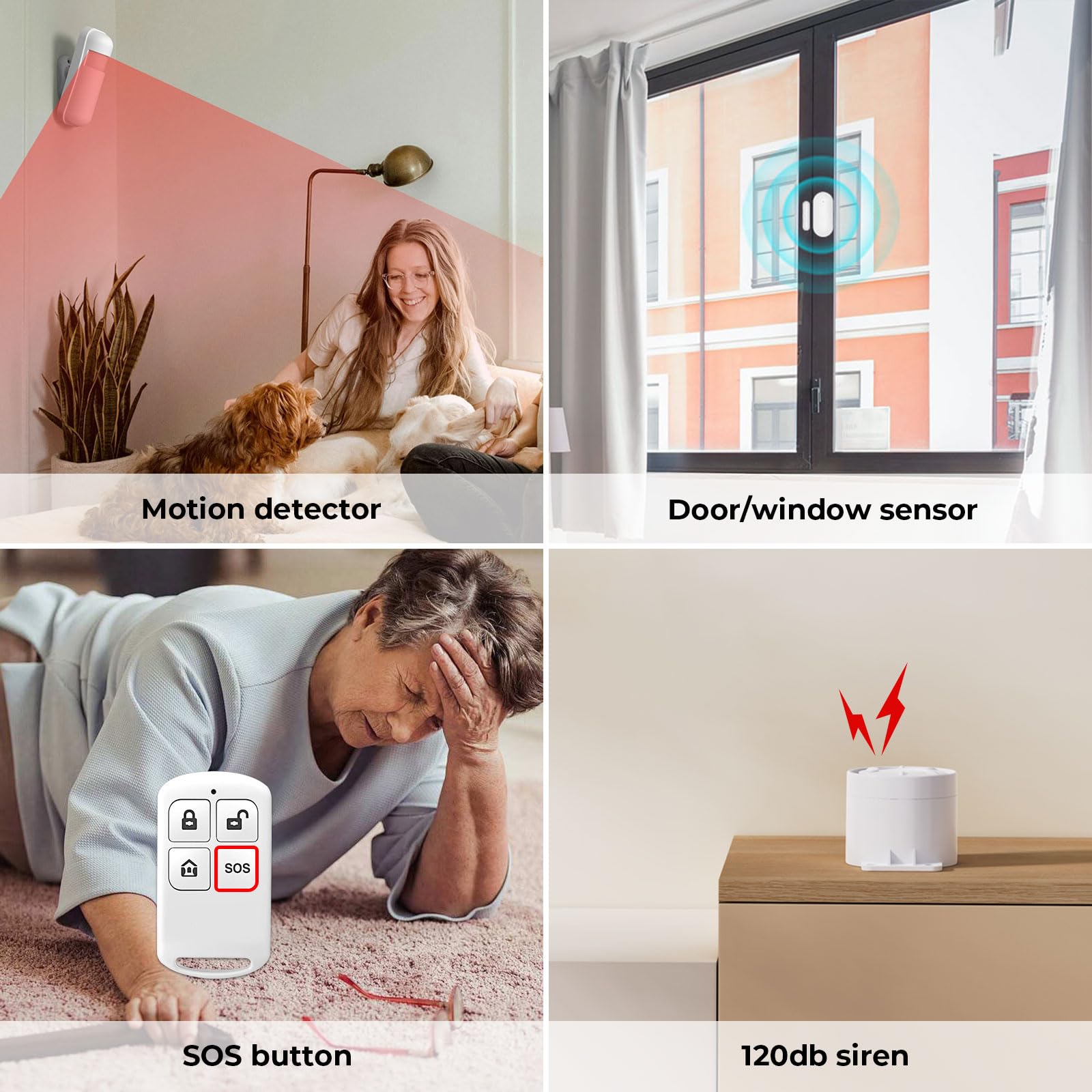 XNY Système d'alarme Maison sans Fil 4G avec Camera, Système de Sécurité Maison Wi-FI avec Contrôle APP, 25 Pièces: Détecteur de Mouvement, Télécommandes, Capteurs de Fenêtre et de Porte, Sirène