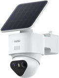 aosu 4K Caméra Surveillance WiFi Extérieure sans Fil,8MP Camera Exterieur Solaire,Vision Nocturne TrueColor,Triple Détection (PIR+Radar+IA),Suivi Automatique à 360°,Alarme Sonore et Lumineuse