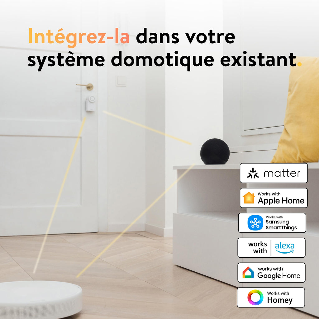 Nuki Smart Lock Go (2025) avec Bluetooth & Matter, serrure connectée transformant votre smartphone en clé, installation facile sans changer de cylindre – Smart Lock