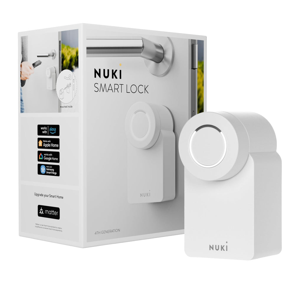 Nuki Smart Lock Go (2025) avec Bluetooth & Matter, serrure connectée transformant votre smartphone en clé, installation facile sans changer de cylindre – Smart Lock