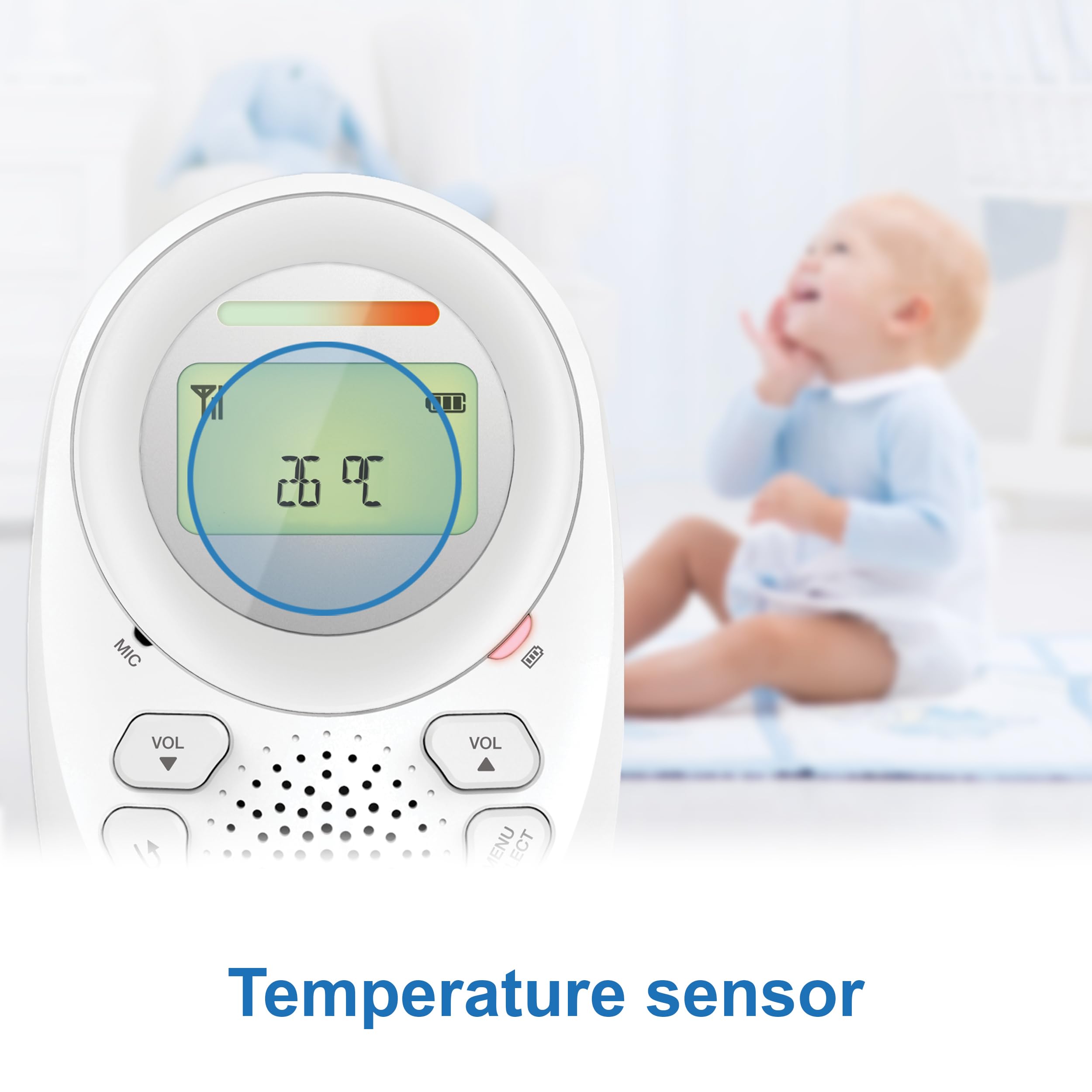 VTech - Babyphone Night Light - Fonction Veilleuse, Communication Parent/bébé - BM1211 - Version FR