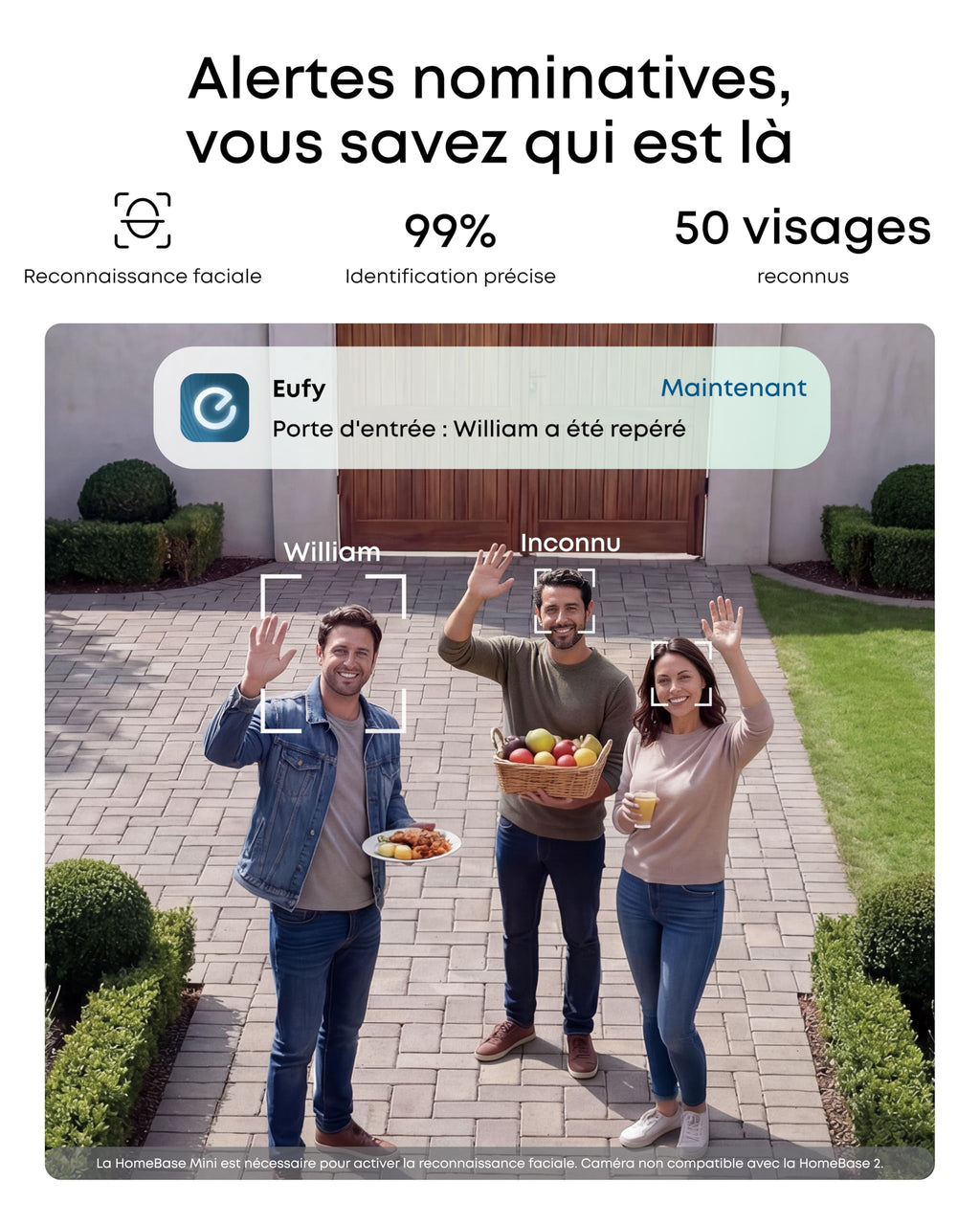 eufy Security eufyCam C37, caméra Surveillance WiFi extérieure sans Fil, Suivi IA motorisé à 360°, Solaire 2K, détection de Personnes/Animaux/véhicules, sans Frais, Carte microSD Non Incluse