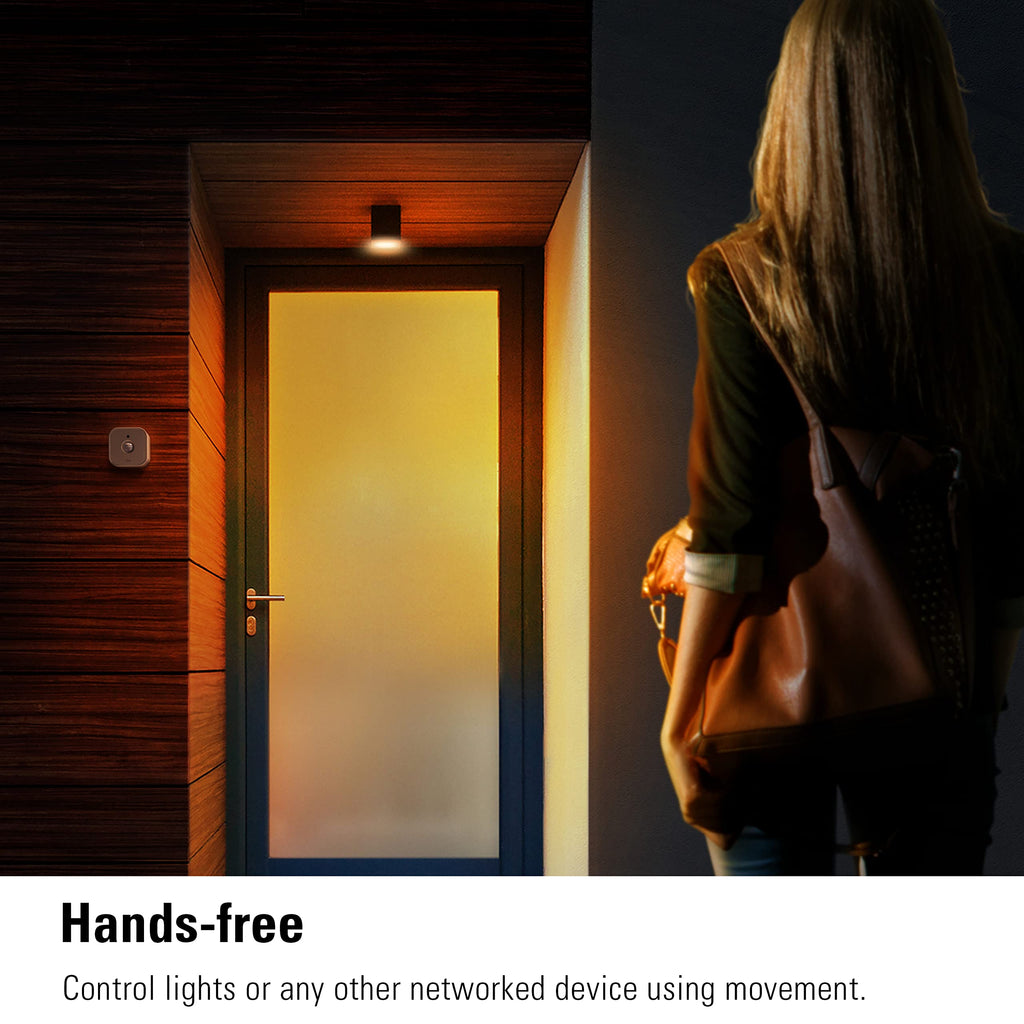 Eve Motion (Matter) – Capteur de mouvement et sensor de lumière intelligent, intérieur & extérieur, sécurité connectée, Apple Home, Alexa, Google Home, SmartThings, Nécessite un Thread concentrateur