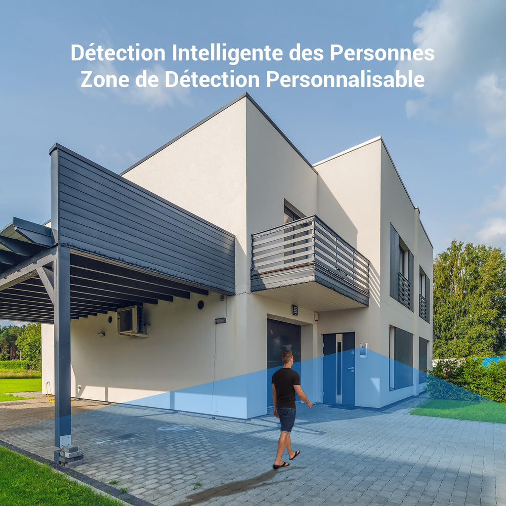 EZVIZ CP7 2K Visiophone Connecté Interphone Vidéo, 7 Pouces Moniteur Tactile, Unlock à Distance, 2 Fils, Detection Humaine, Option RFID, Audio Bidirectionnel, Vision Nocturne, étanche, WiFi bi-Bande