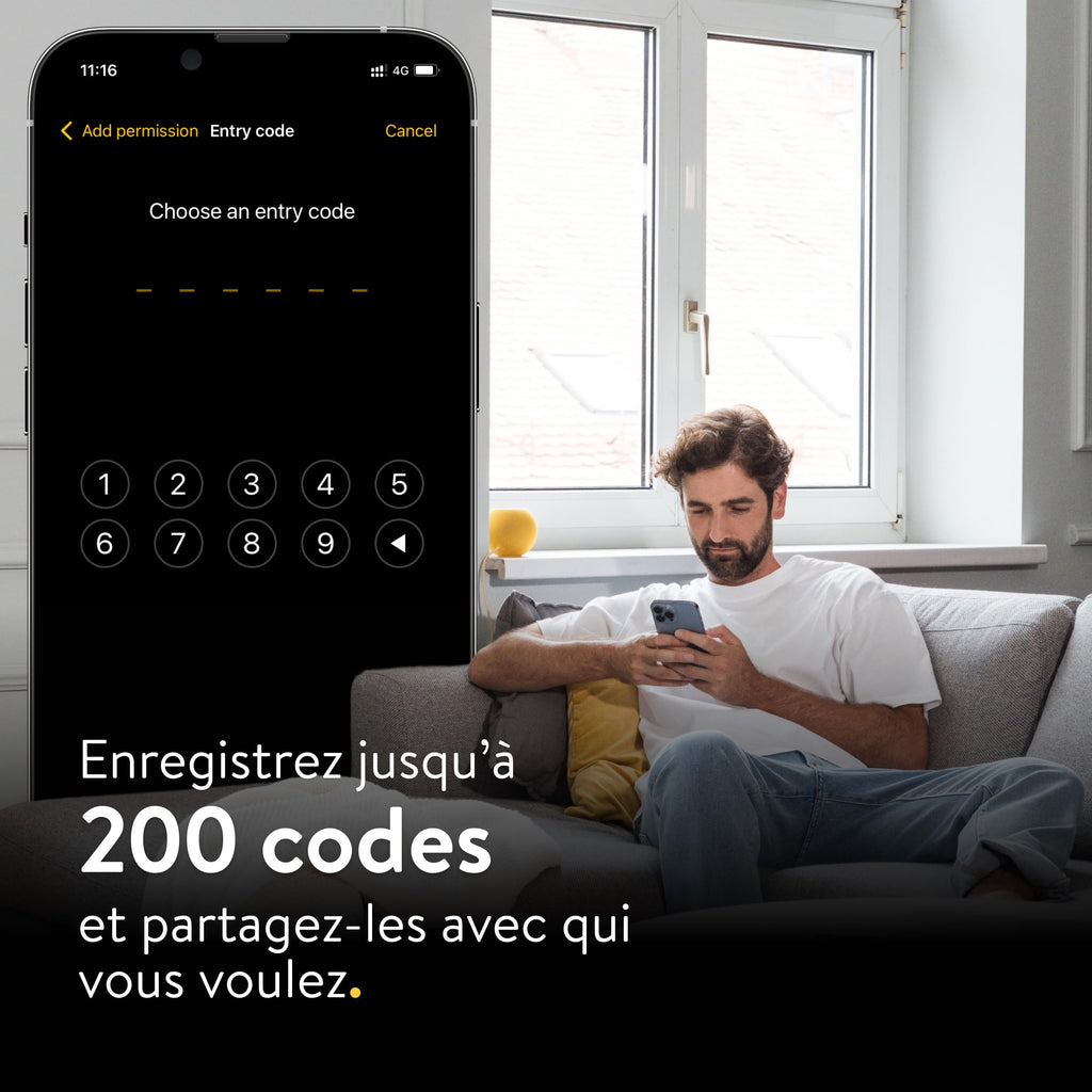 Nuki Smart Lock Go (2025) avec Bluetooth & Matter, serrure connectée transformant votre smartphone en clé, installation facile sans changer de cylindre – Smart Lock
