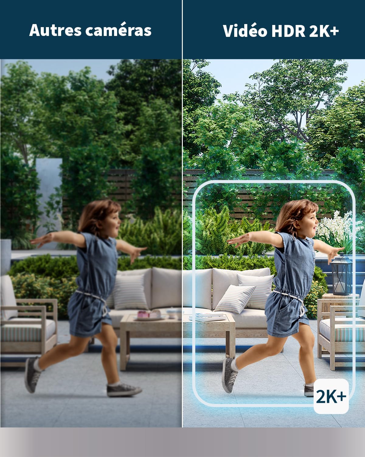 ARLO Pro 5 2K, Caméra de Surveillance WiFi Extérieure sans Fil, Détection par IA, Vision Nocturne Couleur, Audio bidirectionnel, Compatible avec Alexa, Essai Secure Inclus, 2 Caméras
