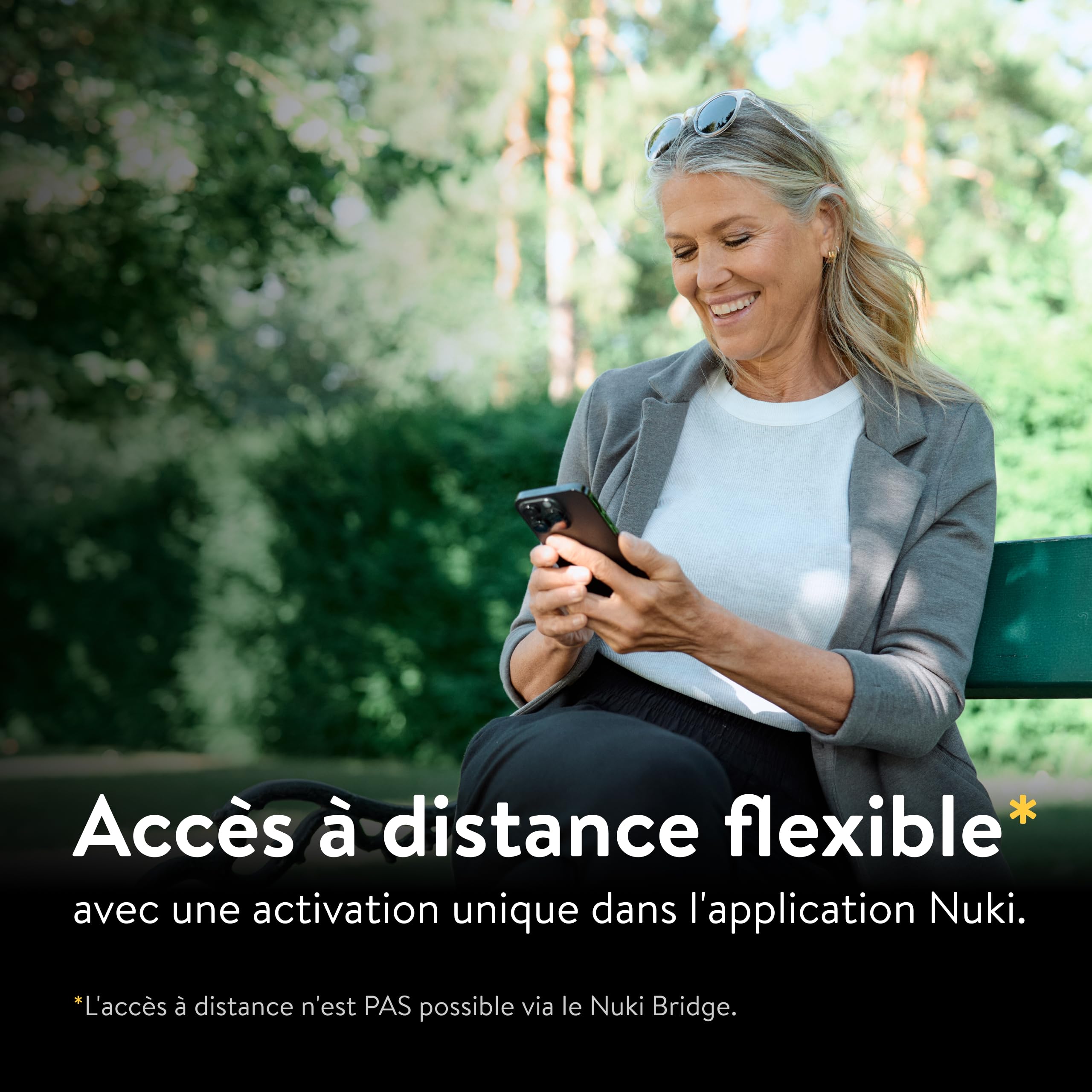 Nuki Smart Lock Go (2025) avec Bluetooth & Matter, serrure connectée transformant votre smartphone en clé, installation facile sans changer de cylindre – Smart Lock