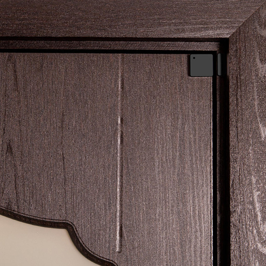 Shelly Blu Door/Window Noir - Détecteur d’Ouverture Porte/fenêtre Bluetooth, Alarme Sécurité Maison, Capteur lumière et Angle d'inclinaison, Pile 2 Ans, Cryptage